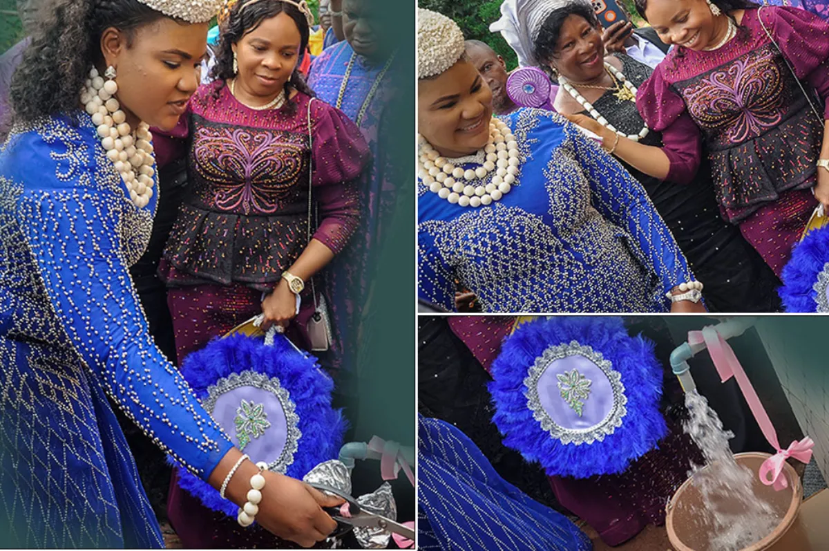 The ultramodern borehole sunk for Community Primary School, Ogada Atta, Ikeduru LGA, Imo State